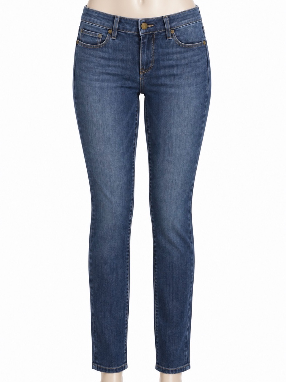 PAIGE Skinny Jeans in Medium Blue Wash